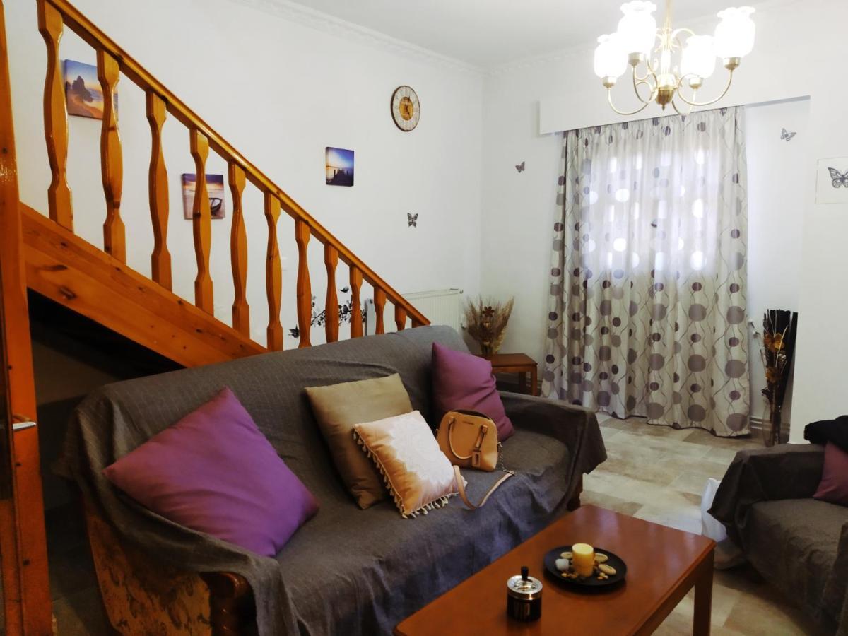 Traditional Panoramic Sea View House Lakones Exterior photo