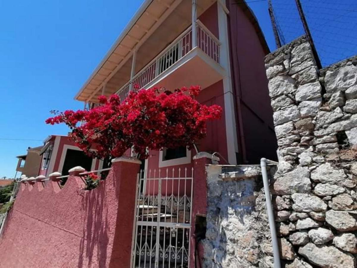 Traditional Panoramic Sea View House Lakones Exterior photo