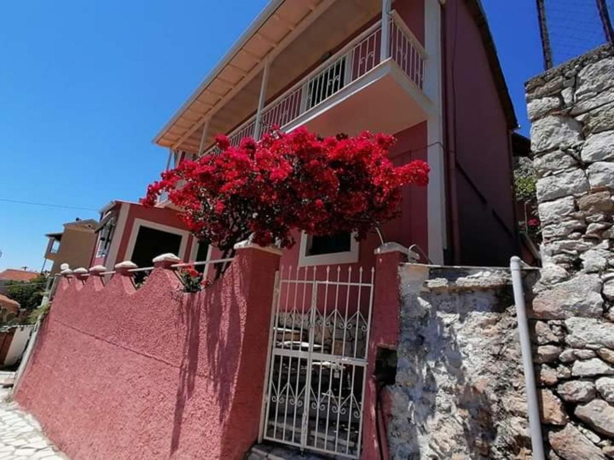 Traditional Panoramic Sea View House Lakones Exterior photo