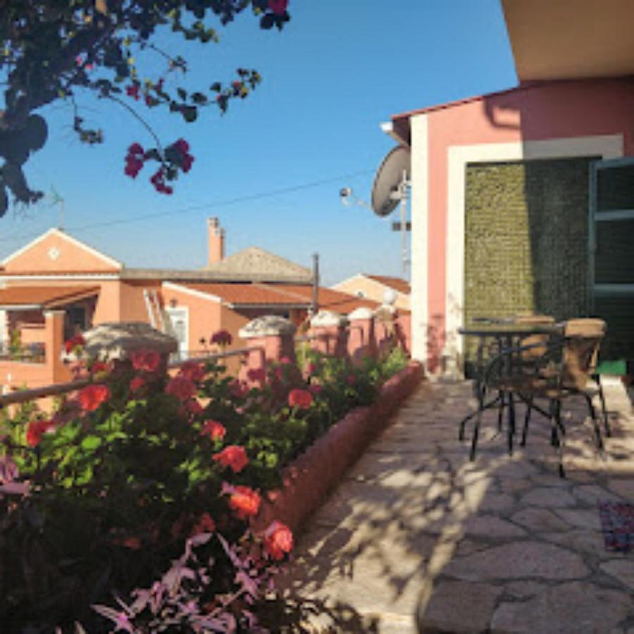 Traditional Panoramic Sea View House Lakones Exterior photo