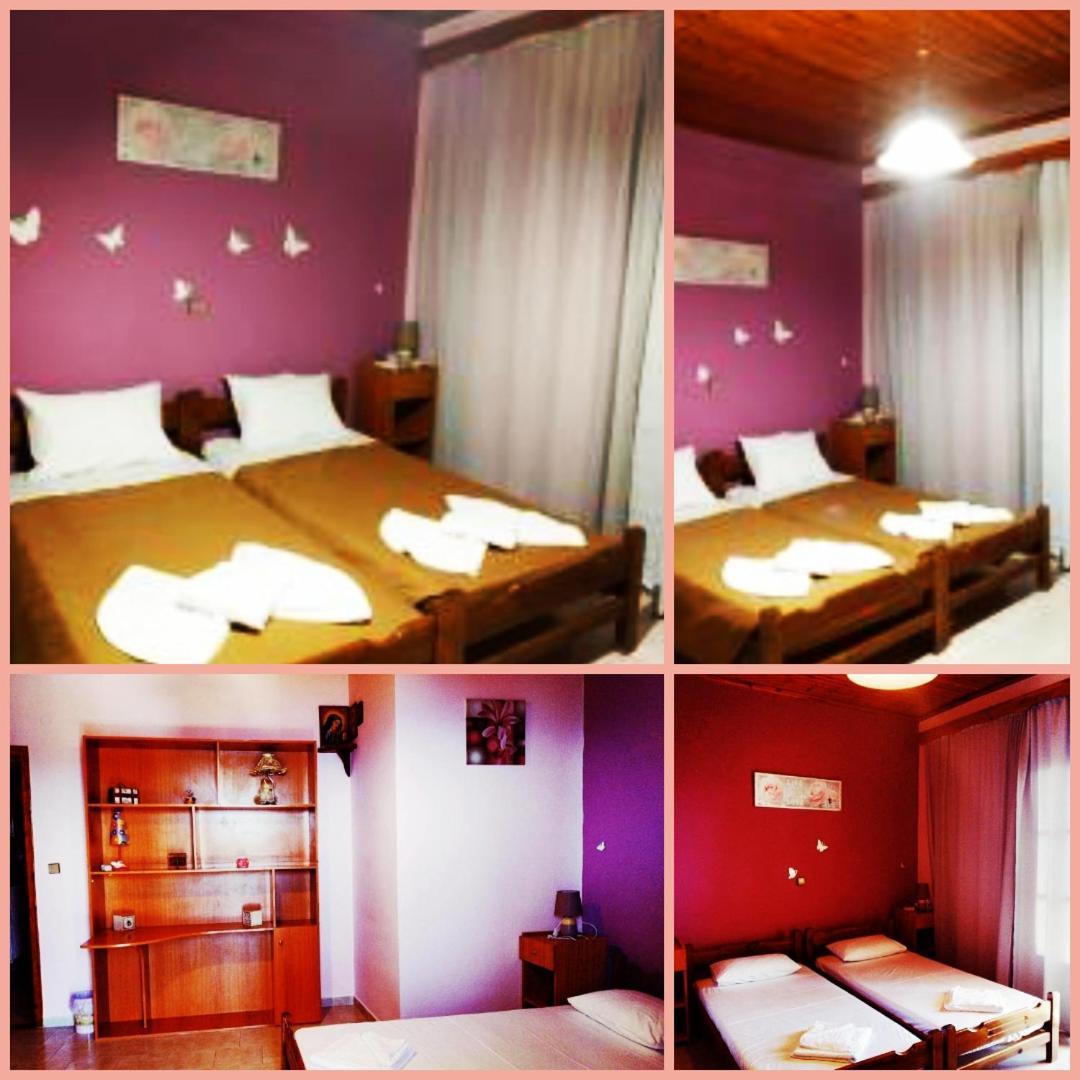 Traditional Panoramic Sea View House Lakones Exterior photo