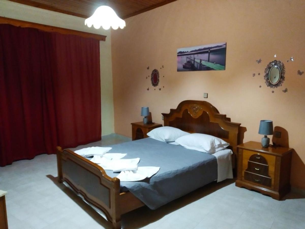 Traditional Panoramic Sea View House Lakones Exterior photo